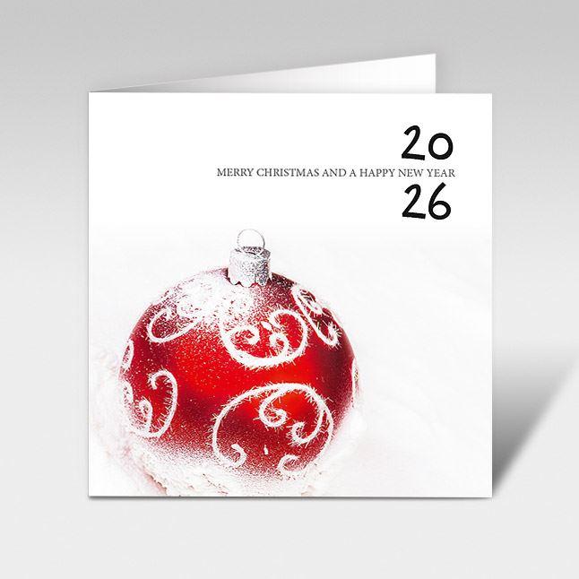 Weihnachtskarten mit "Power Weihnachtskugel"