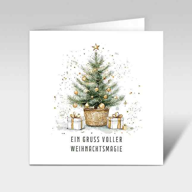 Weihnachtskarte "Weihnachtsmagie"